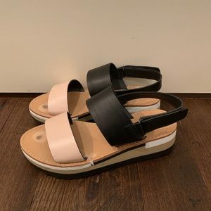 Colour-block Sandals